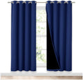 Nicetown Full Shade Curtain Panels, Pair of Energy Smart & Noise Blocking Out Blackout Drapes for Apartment Window, Thermal Insulated Guest…