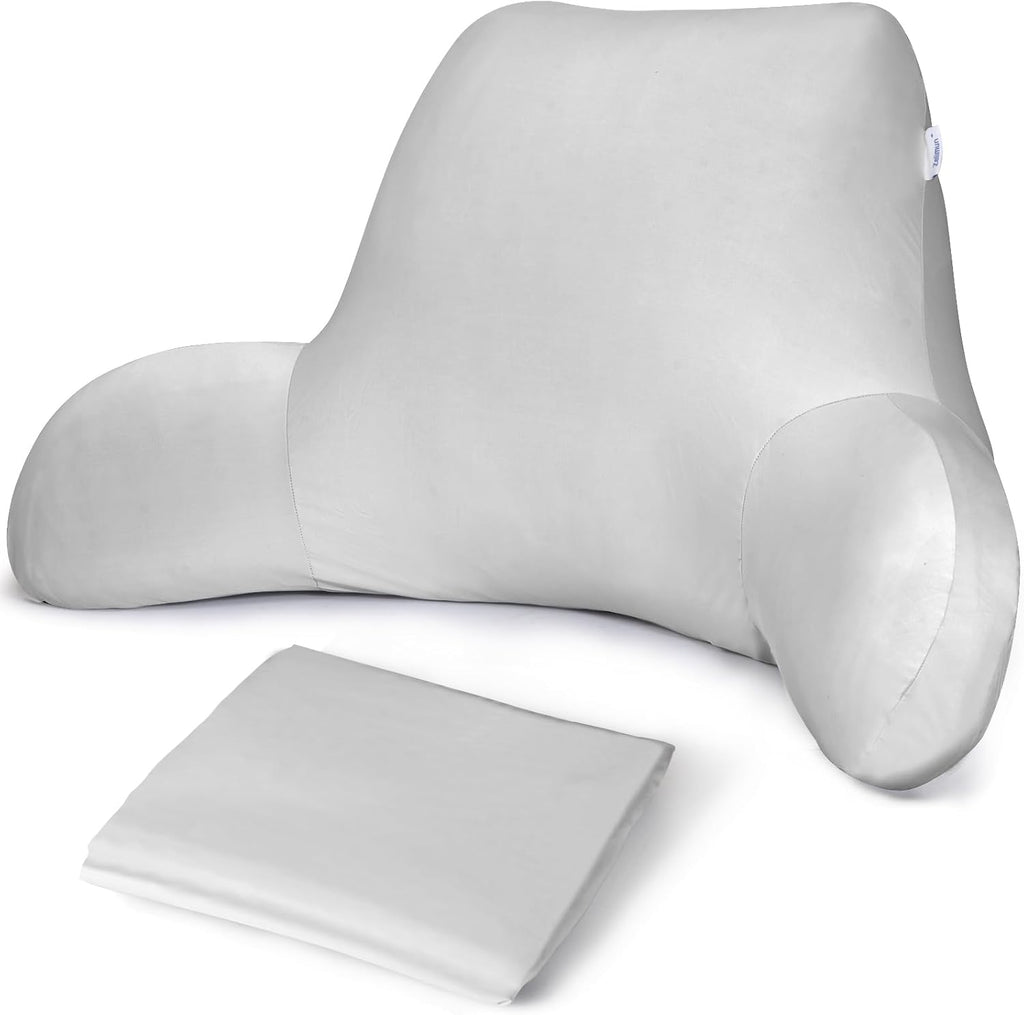 WelcometoZelimun Cooling Reading Pillow Cover with Large Back Opening, Soft Replacement Slipcover, Removable & Machine Washable