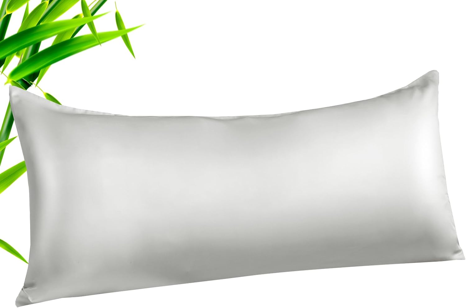 TELUS Body Cooling Pillow Case Cover, Bamboo Rayon Pillowcase with Zipper Closure, Breathable Pillow Cover for Hot Sleepers and Night…