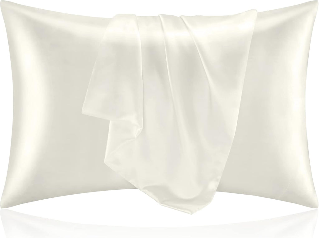 Bedelite Satin Pillowcase for Hair and Skin, Super Soft and Cooling Similar to Silk Pillow Cases 2 Pack with Envelope Closure, Gift for Wom…