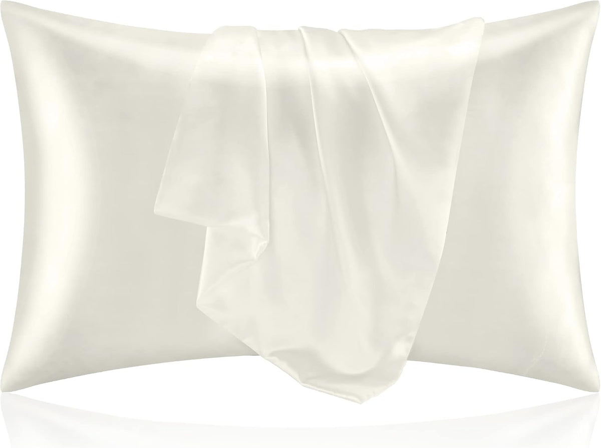 Bedelite Satin Pillowcase for Hair and Skin, Super Soft and Cooling Similar to Silk Pillow Cases 2 Pack with Envelope Closure, Gift for Wom…