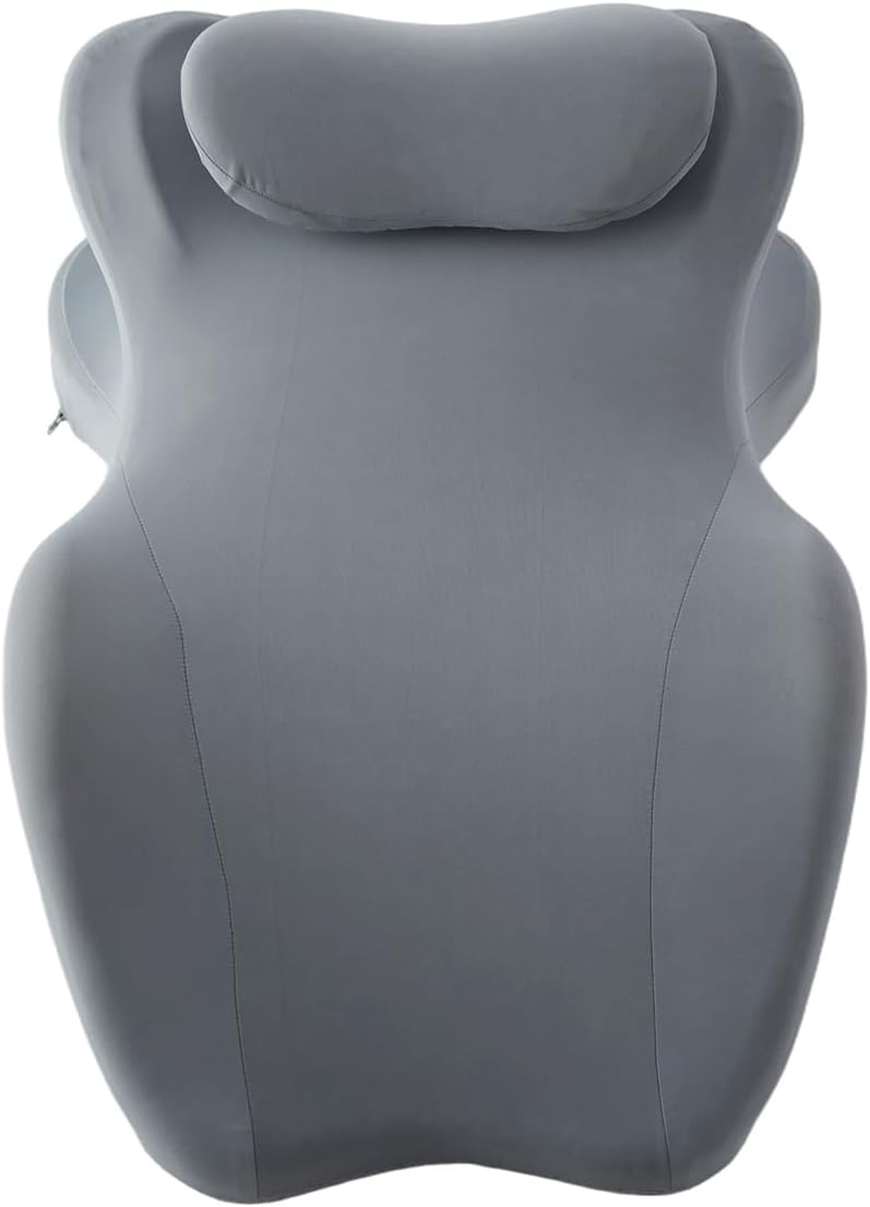 Reading Pillow for Watching tv and Reading in Bed, Ergonomic Wedge Pillow Prone Position with Support More Comfortable (Gray, One Size)