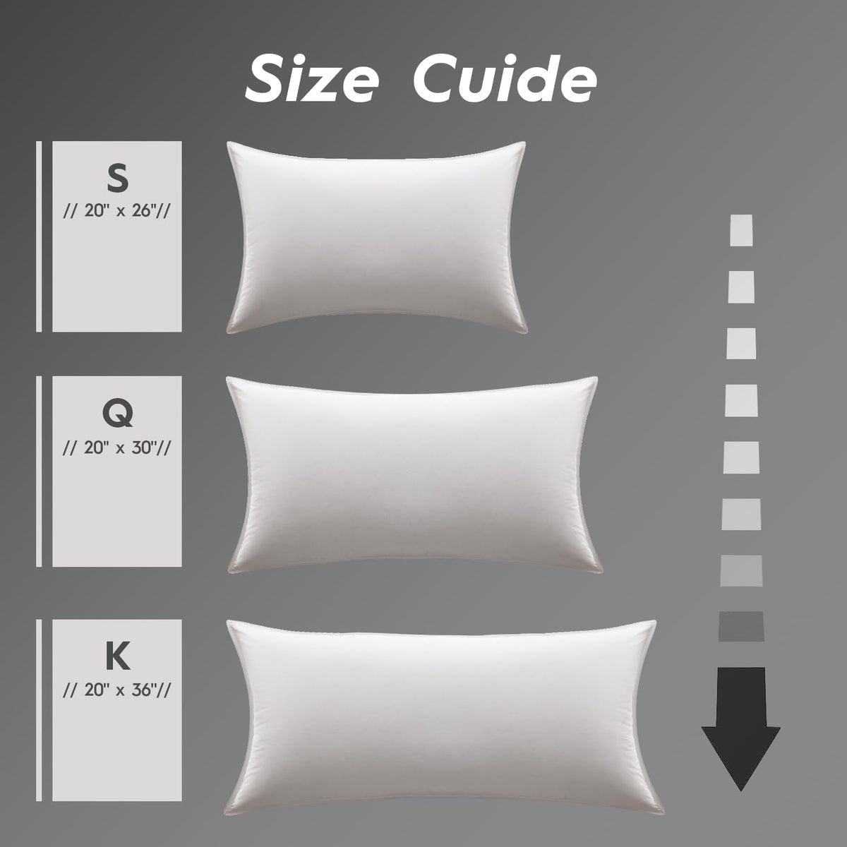 Globon Medium Firm Down Pillow Standard Size, Premium Down and Feather Filled Bed Pillow for Sleeping, 100% Cotton Shell 430 TC 600 Fill…