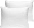 Down and Feathers Pillows King Size - Premium Soft Pillow Authentic Canadian White Goose Down 80% Feather 20% Down w/ 100% Cotton Cover…