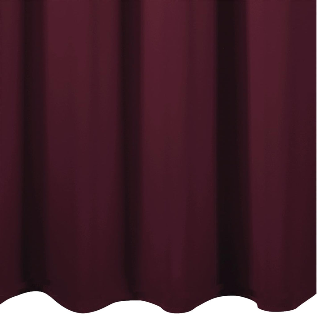 Lemomo Blackout Curtains 52 x 90 Inch Long Burgundy Red Curtains Set of 2 Panels Room Darkening Curtains for Bedroom and Living Room 90 Inc…