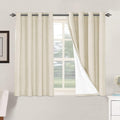 H.VERSAILTEX 100% Blackout Curtains for Bedroom Thermal Insulated Linen Textured Curtains Heat and Full Light Blocking Drapes Living Room…