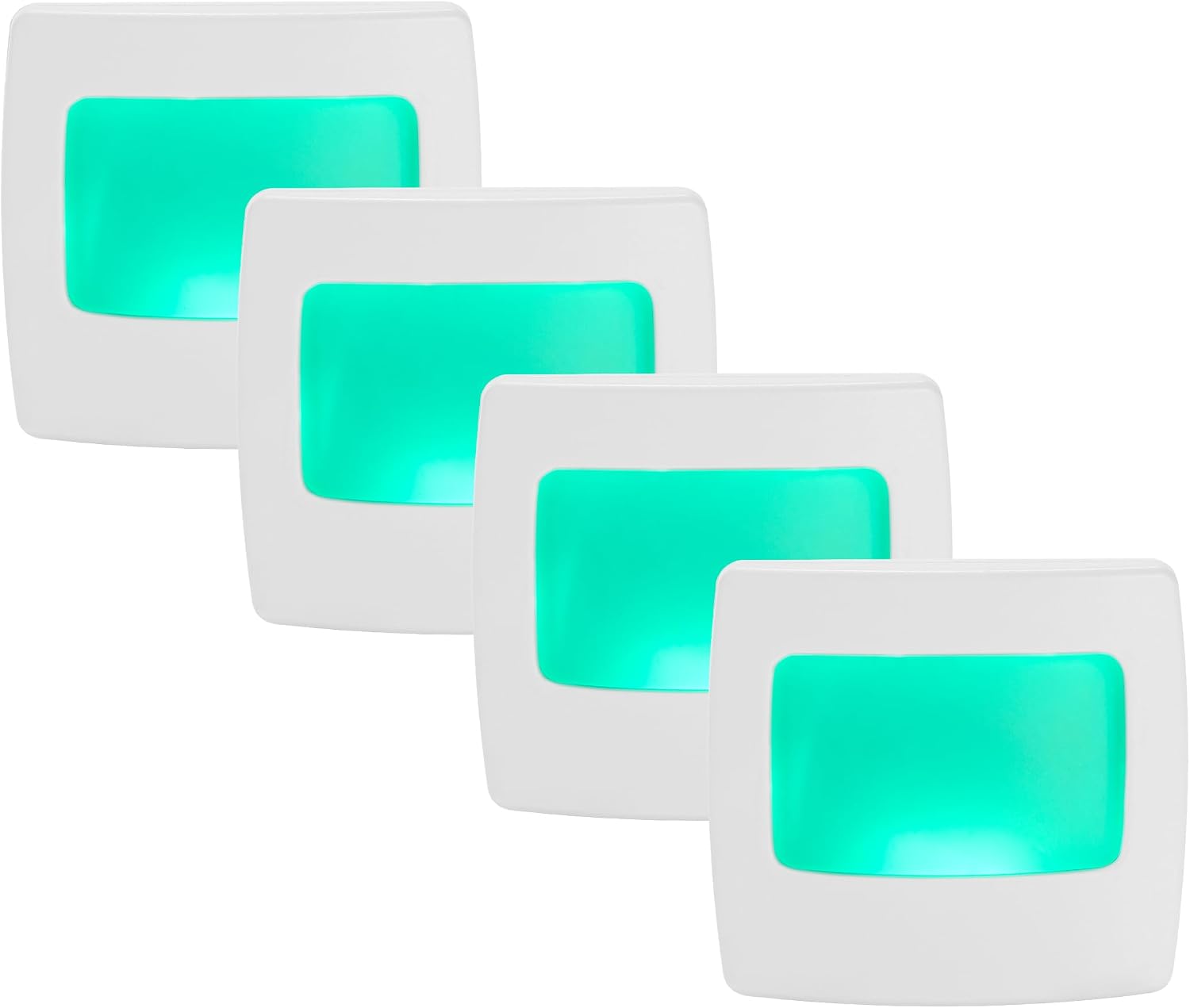 Maxxima Mini Green Always On LED Night Light - Ideal Plug-in Lighting for Bedrooms, Bathrooms, Kitchens, Kids' Nursery, Hallways, Stairs…