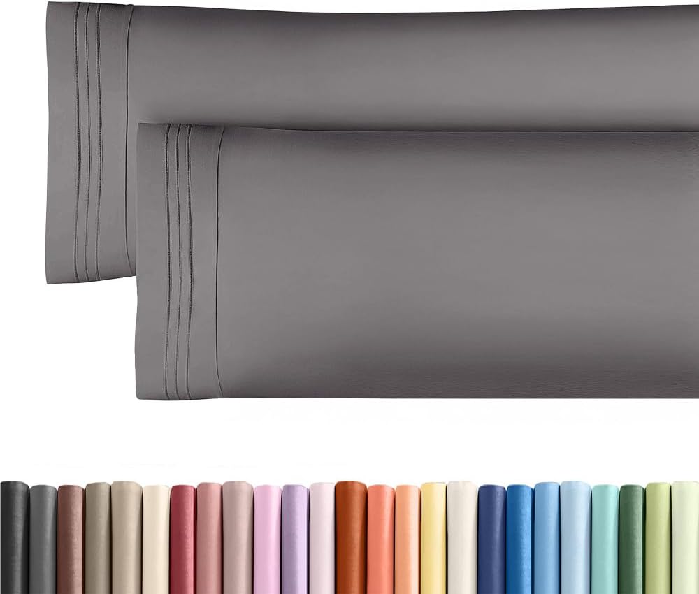 Body Pillowcases Set of 2-20x54 Long Body Pillow Case - Soft Body Pillow Cover for Sleeping & Side Sleepers - Comfy, Breathable & Wrinkle…