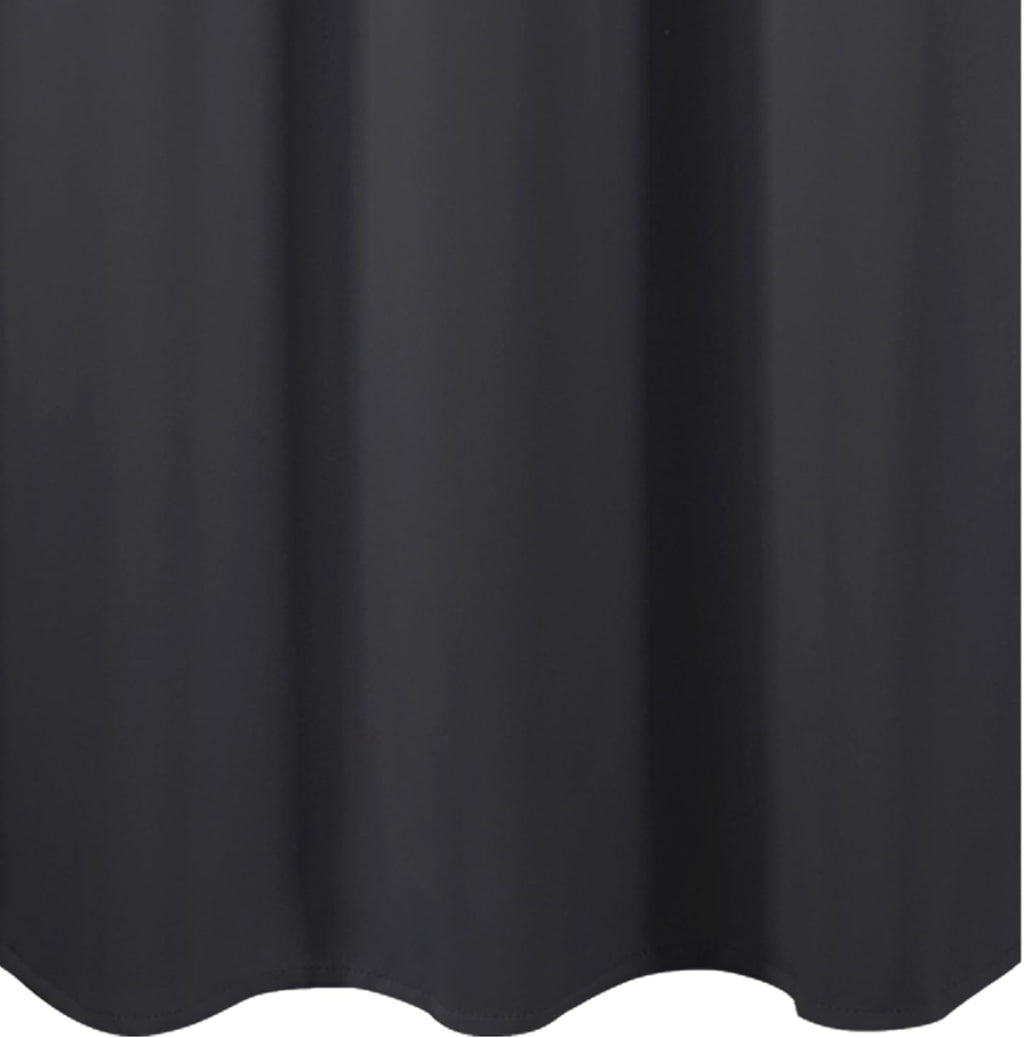 Lemomo Dark Grey Thermal Blackout Curtains/42 x 84 Inch/Set of 2 Panels Room Darkening Curtains for Bedroom 84 Inch Grey