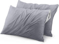 Utopiabedding Utopia Bedding Waterproof Throw Pillow Protectors (No Pillow Inserts) with Zipper 20 x 20 Inches (2 Pack, Grey), Outdoor Bed…