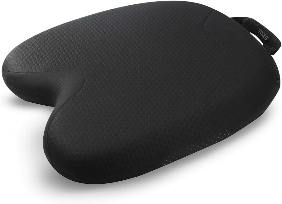 TYPESAuto Type S Comfort Gel Seat Cushion 2 Pack, Gel Enhanced Memory Foam Seat Cushion for Office Chair, Car Seat, Tailbone, Sciatica & B…