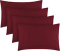 Mellanni Pillow Cases Set - 4 PC Iconic Collection Pillowcases - Hotel Luxury, Extra Soft, Cooling Pillow Covers - Wrinkle, Fade, Stain Res…