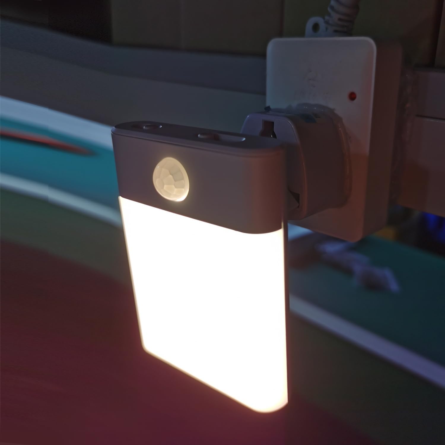 LED Night Light Plug in, Motion Sensor Night Light with Adjustable Brightness 3 Lighting Mode AUTO/ON/Off for Children, Bedroom, Hallway…
