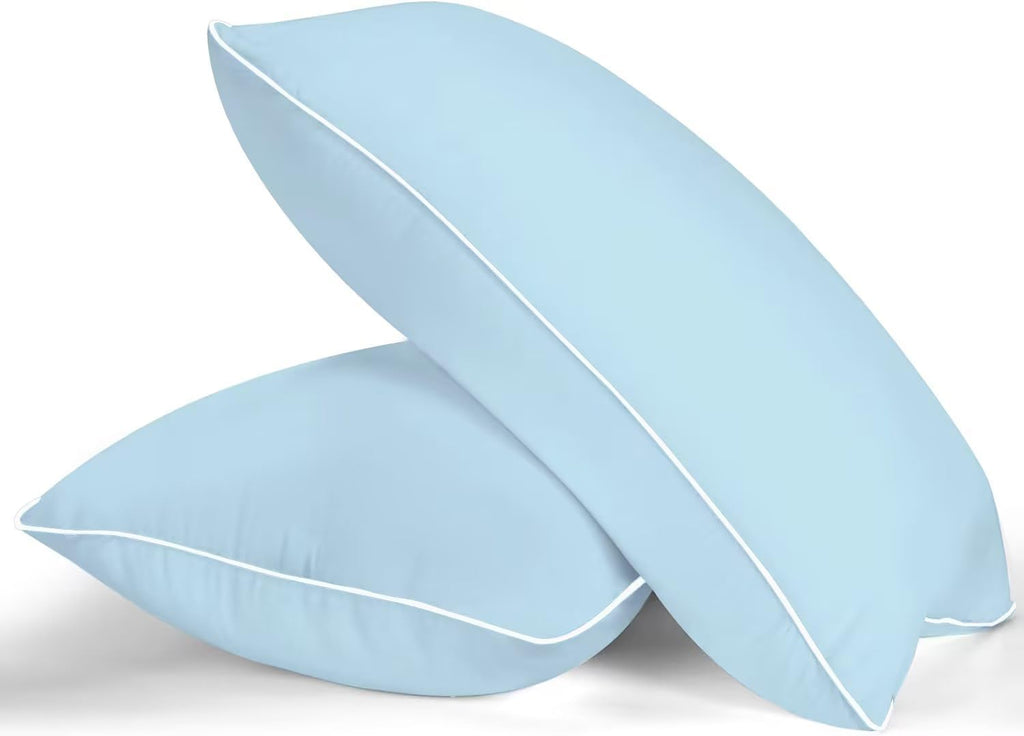 MZOIMZO Bed Pillows for Sleeping- Standard Size, Set of 2, Cooling Hotel Quality with Premium Soft Down Alternative Fill for Back…