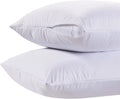 WhiteClassic White Classic Pillow Cases Queen Size Set of 2 - 20 x 30 Ultra-Soft Queen Pillow Protectors with Zipper, 200 Thread Count, Env…