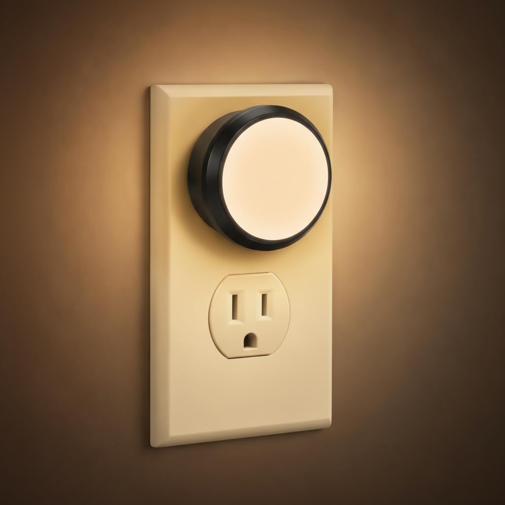 Night Lights Plug into Wall, Night Light 2 Pack, Plug in Night Light, LED Night Light for Kids, Auto-On/Off for Adults Bathroom, Hallway…