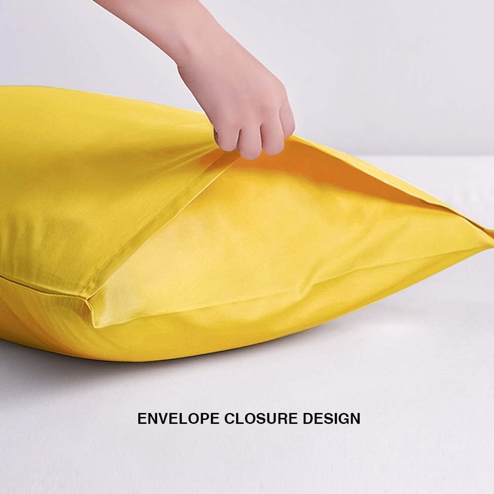 FLXXIE King Pillow Cases Set of 2, Soft Microfiber Pillow Covers with Envelope Closure, Wrinkle, Fade and Stain Resistant Pillowcases…