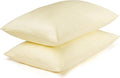 BestSeason Cotton Pillow Protectors/Cases Queen Size with Zipper 2 Pack Ivory Color, Cooling & Breathable Bed Pillow Protectors Set of 2 Pil…