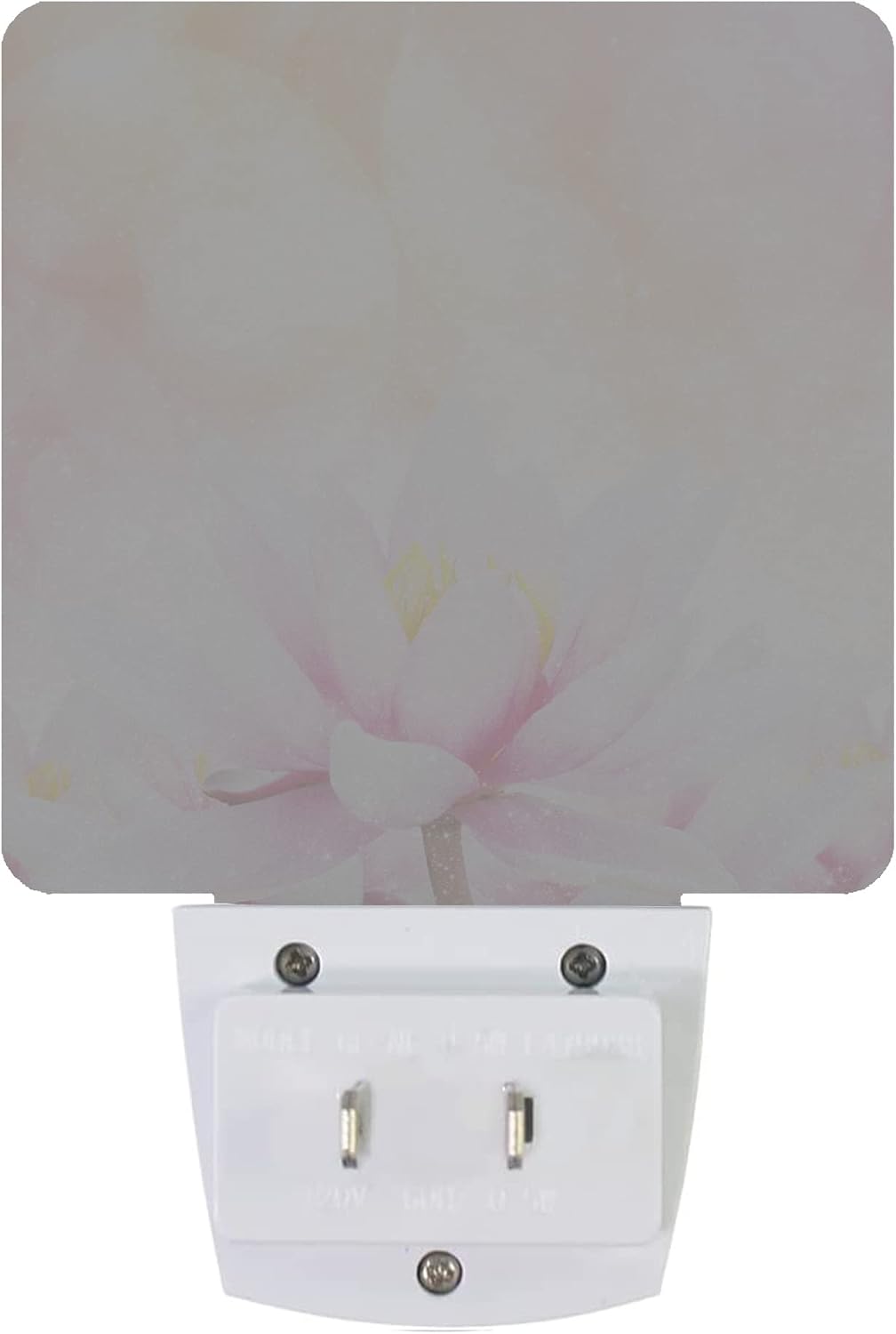 Pink Water Lily Lotus Night Light Plug-in LED Nightlights Auto Sensor Night Lamp Dusk-to-Dawn Lamp Home Decor for Nursery Children Girls…