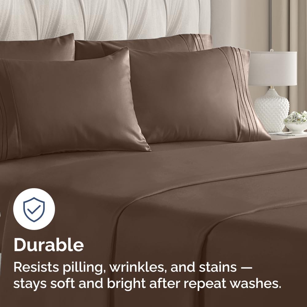 CGKUnlimited Queen Pillow Cases Set of 10 - Ultra Soft Hotel Quality Pillowcase Covers - Comfy & Wrinkle Free - Shrink, Stain and Fade Resi…