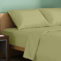 TEXAS LINEN CO. 100% Organic Cotton Sheets California King Size - 4 PC Organic Cotton Cal King Size Percale Sheet Set, Soft, Cooling &…
