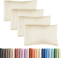 King Standard Pillow Cases Set of 4 - Soft Hotel Quality Pillowcase Covers - Comfy Bedding for Women, Men, Kids & Teens - Machine…
