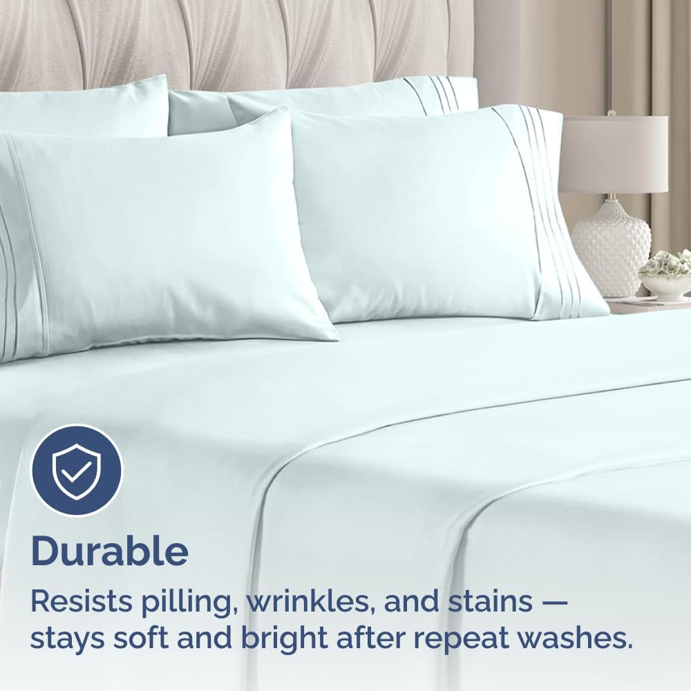 Standard Pillow Cases Set of 6 - Ultra Soft Hotel Quality Pillowcase Covers - Comfy, Cozy & Wrinkle Free - Shrink, Stain & Fade Resistant…