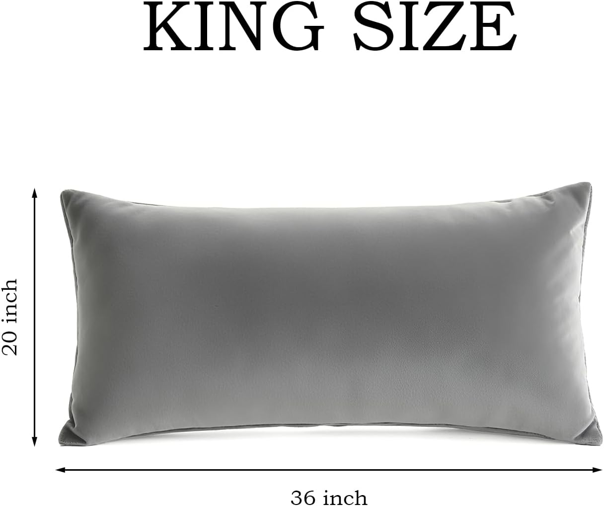 QJFabricCO Q&J Fabric Co. Bedding Pillow Cases King Size Set of 2 –Wrinkle, Fade Resistant, Soft Brushed Microfiber Pillow Cover–Envelope Pil…