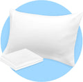 Avalon Bedding Pillow Cases Standard Size White Pillow Cases Set of 2 Cotton Blend 200 TC Soft & Breathable Perfect for Home & Hospital, Ho…