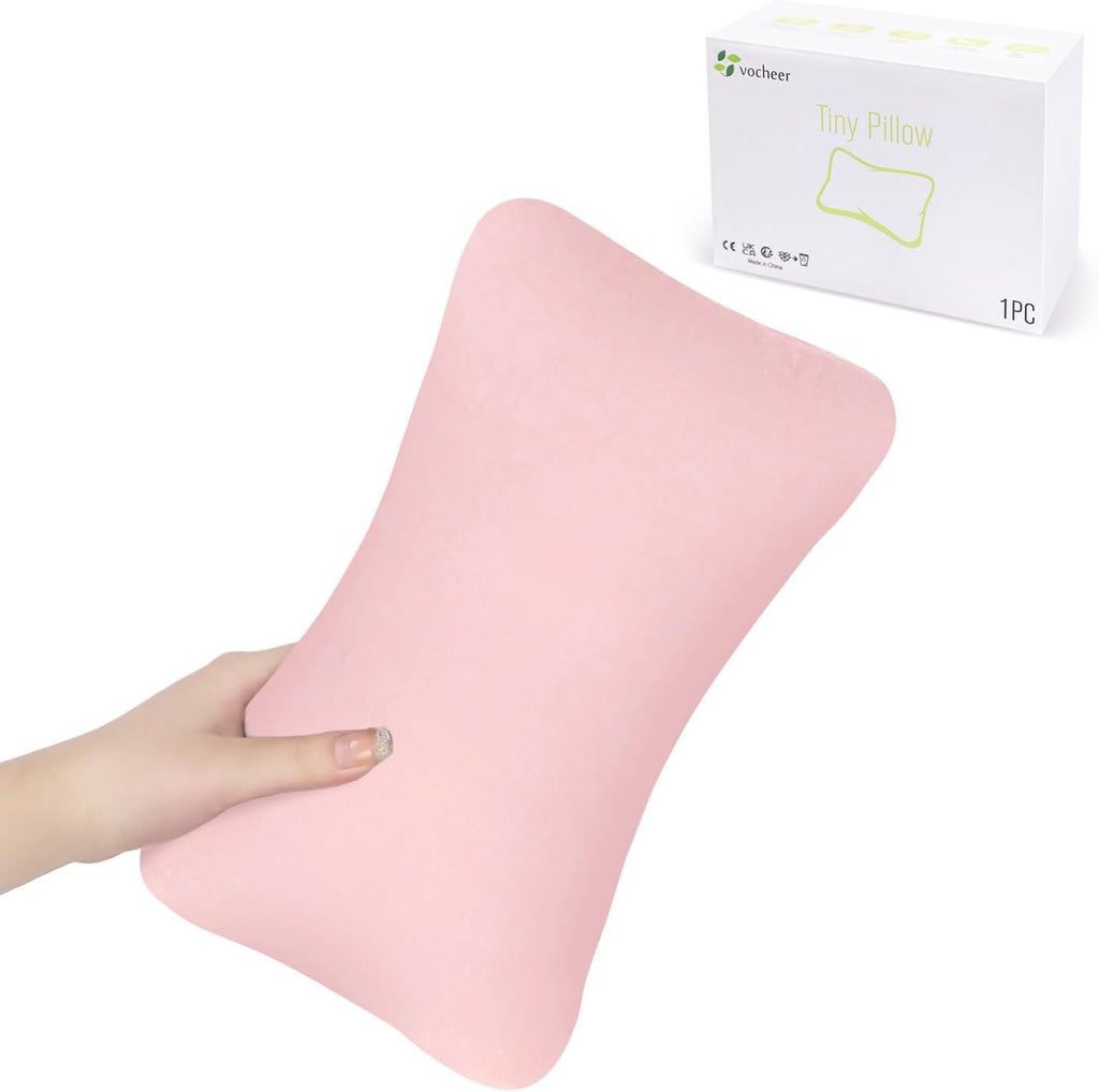 vocheer Small Pillows for Sleeping, 11"x7" Mini Pillow for Travel, Tiny Pillow for Neck, Lumbar, Knee, Wrist, Pets, Cotton Small Back Pillo…