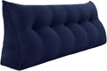 WOWMAX Wedge Pillow Headboard Queen Triangular Headboard Pillow Queen Bed Wedge Pillow for Headboard Bolster Pillow for Bed Daybed…