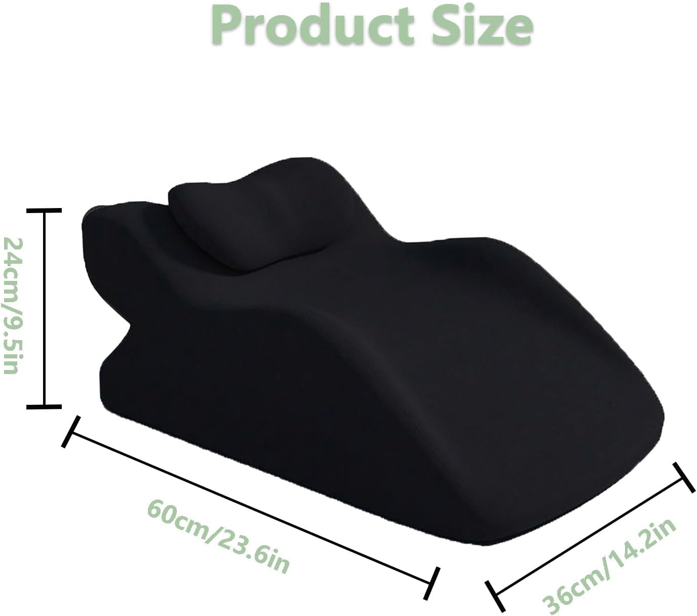 Generic Memory Foam Ergonomic Rest Pillow, Multi-Use Reading & Prone Sleep Pillow for Back Support, Comfortable Wedge for Sitting Up…