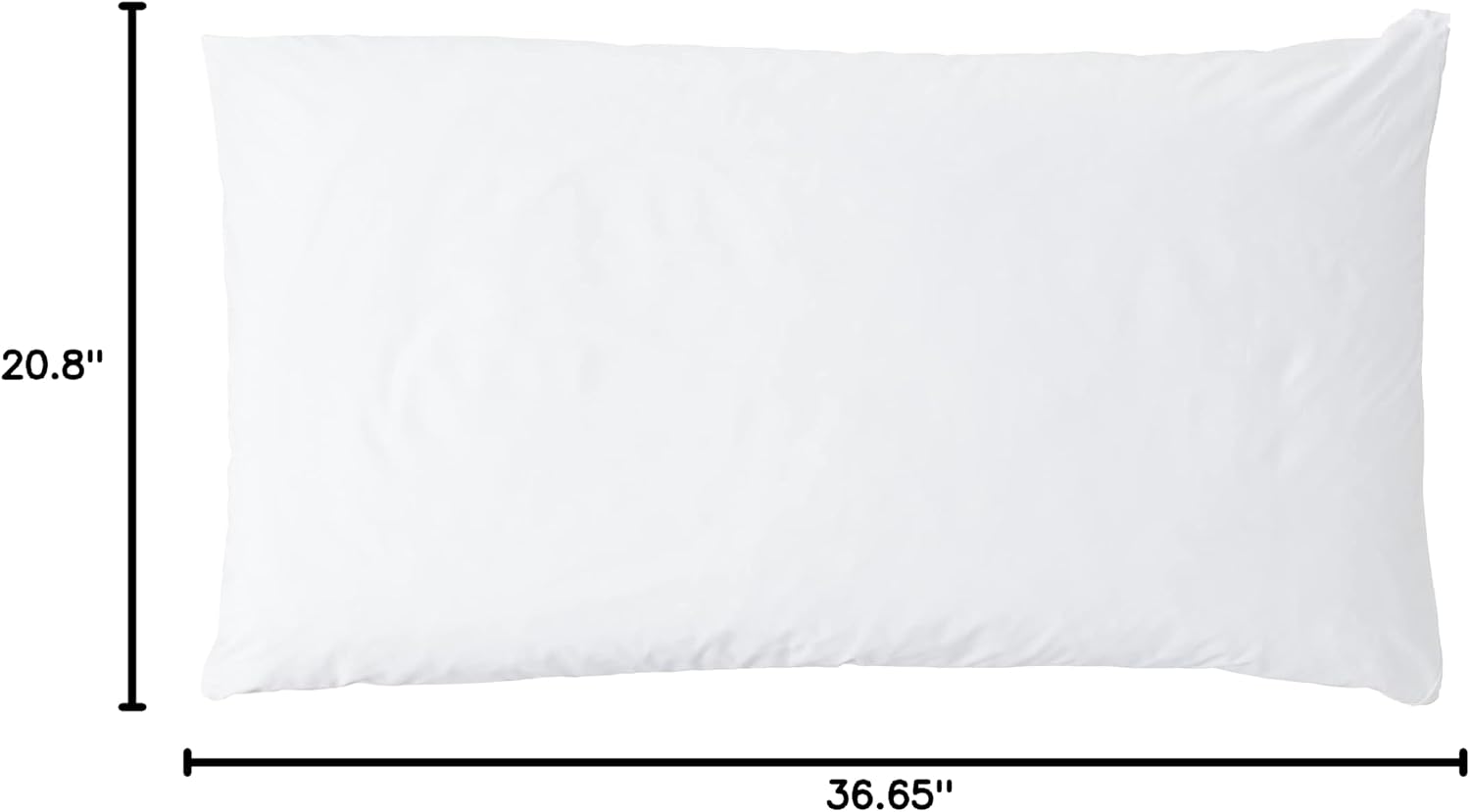 NationalAllergy National Allergy 100% Cotton Zippered Pillow Protector - King Size - White - 300 Thread Count - Hypoallergenic Bed Pillowca…