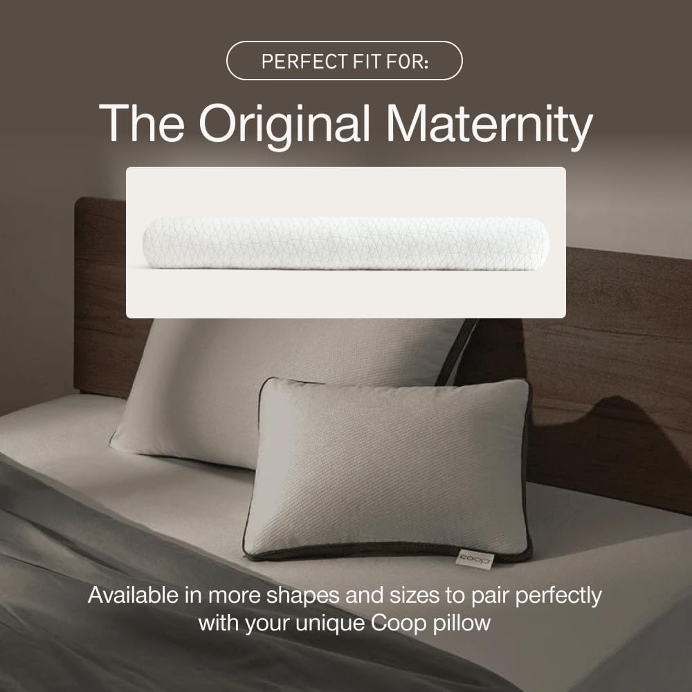 Coop Home Goods Ultra-Tech Waterproof Maternity Pillow Protector – Zippered Cover for U-Shaped Maternity Pillows, Oeko-Tex Certified…