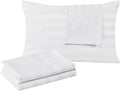 ShunjieHome 100% Egyptian Cotton Standard Pillow Protectors Set of 2, 400 Thread Count Sateen Weave Cooling Pillowcase, easy maintenance…