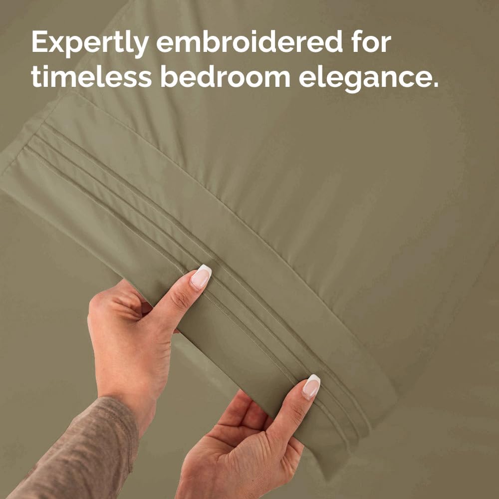Queen Pillow Cases Set of 2 - Ultra Soft Hotel Quality Pillowcase Covers - Comfy, Cozy & Wrinkle Free - Shrinkage, Stain and Fade…