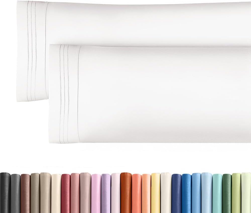 Body Pillowcases Set of 2-20x54 Long Body Pillow Case - Soft Body Pillow Cover for Sleeping & Side Sleepers - Comfy, Breathable, Wrinkle…