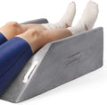 LightEase Post-Surgery Leg, Knee, Ankle Elevation Double Wedge Pillow, Memory Foam Leg Elevating Pillow for Injure, Sleeping, Foot Rest, Re…