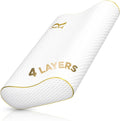 Royaltherapy Memory Foam Pillow, Cervical Pillow, 4-Layer Queen, Contour Pillow, Side Sleeper, Neck Support, Pillow for Neck Pain, CertiPUR…