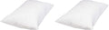 Amazon Basics Queen Pillow Protector with Zipper, 100% Cotton Hypoallergenic, Machine Washable, White, 31 x 21 Inches, Pillows Not…