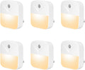 6 Pack Night Light Plug in, Warm White LED Nightlights with Smart Dusk to Dawn Sensor, Plug into Wall Nightlights Suitable for Bedroom…