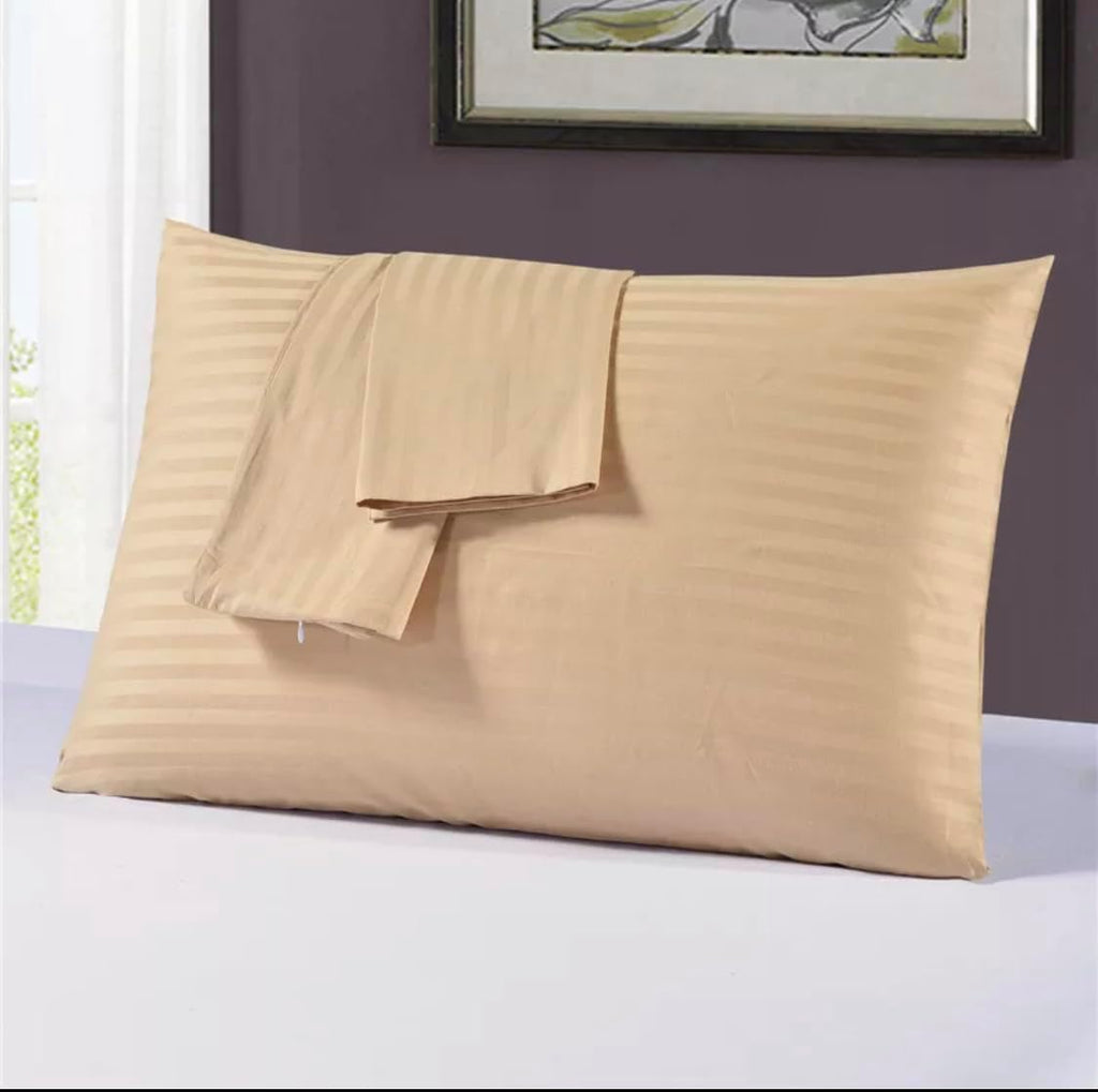 Komfit Queen Pillow Cases 100% Egyptian Cotton 20x30 Inches Pack of 2 Pillowcases with Envelope Closure Super Soft Hotel Quality Wrinkle &…
