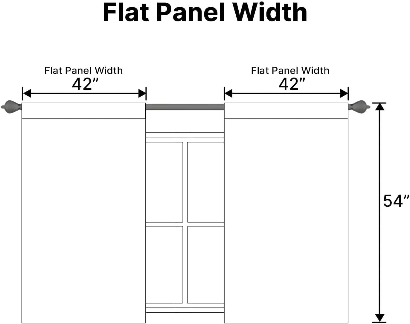 H.VERSAILTEX White Curtains Thermal Insulated Window Treatment Panels Room Darkening Privacy Assured Drapes for Living Room Bac…