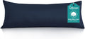 Oubonun 100% Cotton Body Pillowcase - 800 Thread Count/21x54, Moisture Absorbent and Breathable, Hotel Body Pillow Cover for All Seasons, N…