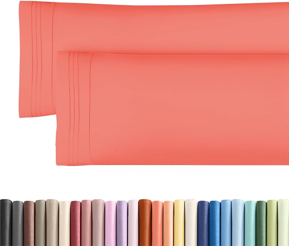 Body Pillowcases Set of 2-20x54 Long Body Pillow Case - Soft Body Pillow Cover for Sleeping & Side Sleepers - Comfy, Wrinkle & Fade Free…