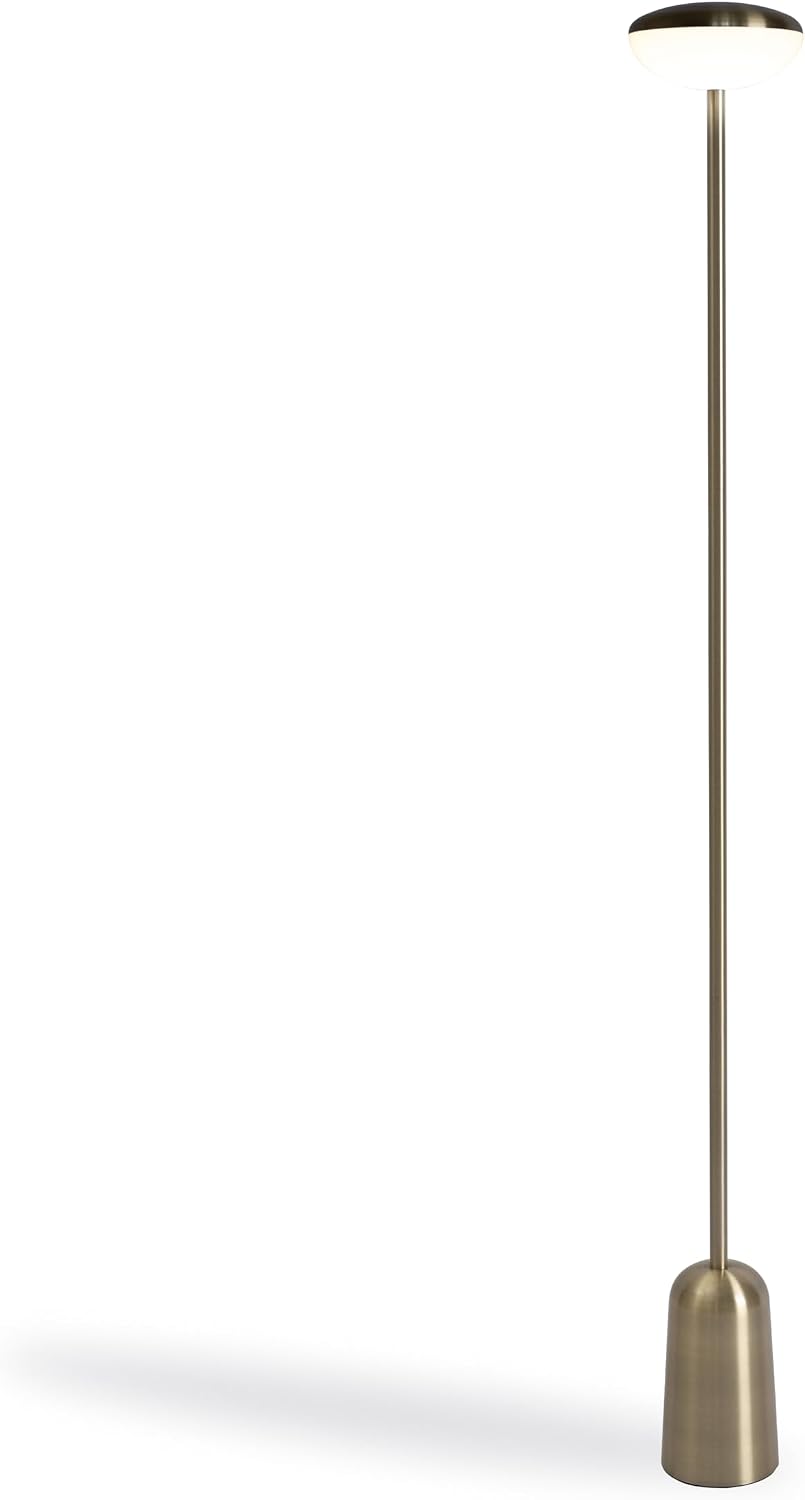 Owlpack Pinot Cordless LED Floor Lamp - Rechargeable & Dimmable Standing Lamp - Gold