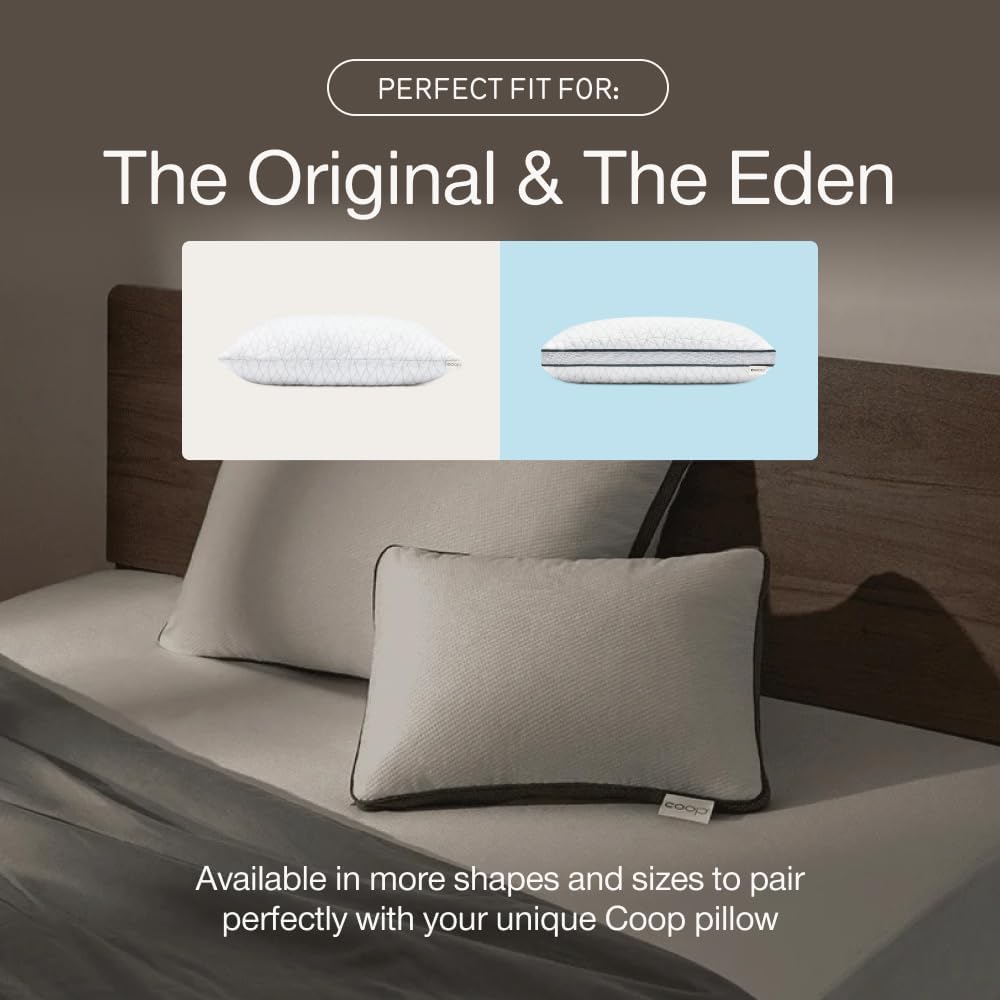 Coop Home Goods Ultra-Tech Pillow Protector for Memory Foam Pillows, Waterproof, Pack of 2 Queen Size Pillow Covers, Oeko-Tex Certified…