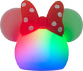 Disney Minnie Mouse Squishy Light, Color Changing, Night Light for Kids, USB Lamp, Battery Operated, Dimmable, Ideal for Bedroom…