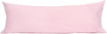 Sunflower Body Pillowcase 100% Cotton Long Pillow Cover/Case Envelope Closure 1 Pack, 20×54 inches Dark Pink, Soft and Breathable