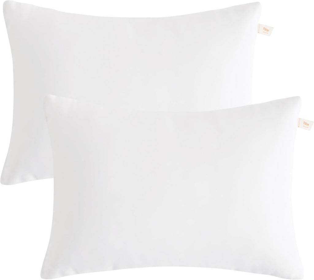 BEDSUM Toddler Pillows, 13x18 Ultra Soft Microfiber Travel Pillow for Sleeping - Small Pillows for Kids Daycare, Flight and Neck Support…